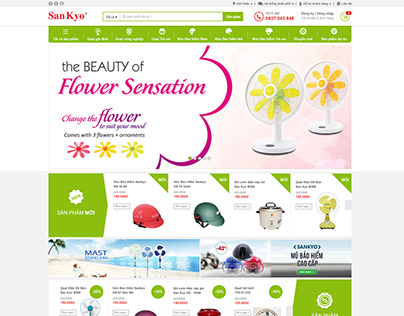 Thiết kế website Công ty Sankyo