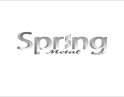 Spring metal logo