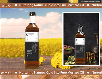 Golden Elegance: Mustard Oil Packaging Redefined