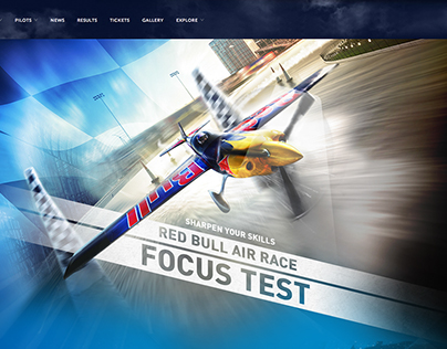Red Bull Air Race Microsite