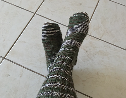 [2020] Green Knit Socks