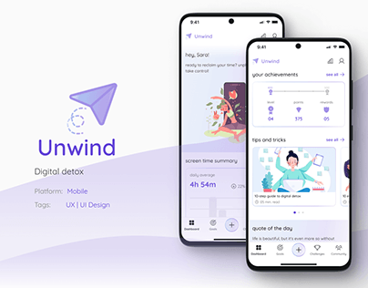 Unwind - Digital Detox App