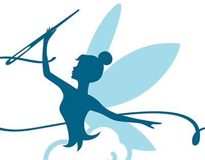 Fada de Algodão (Cotton Fairy) Logo