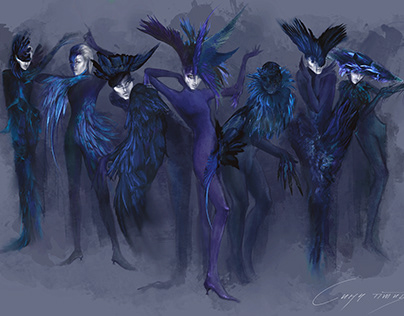 "The Blue Bird" Costumes/Синята птица костюмография