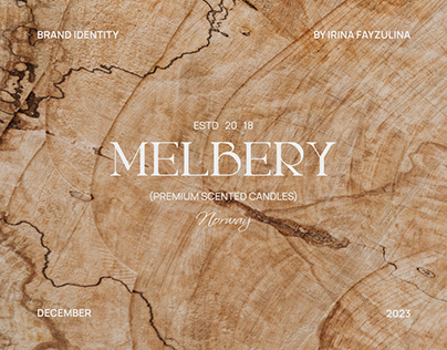 Brand Identity | Melbery | Premium Scented candles