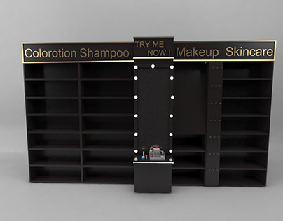 makeup wall unit