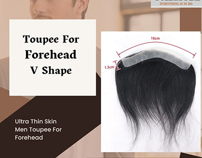 Affordable Men's Toupee for Forehead