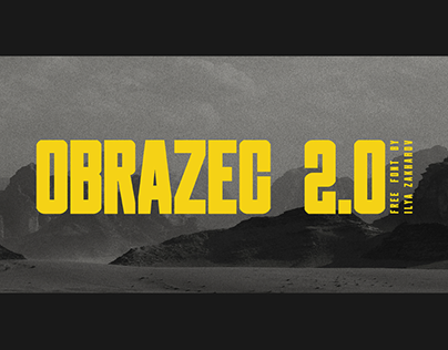 OBRAZEC 2.0 - FREE FONT