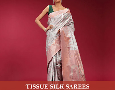 Tissue silk sarees