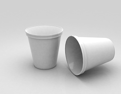 Foam Cup 3d Model