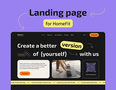 Landing page | HomeFit