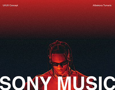 SONY MUSIC . Redesign concept