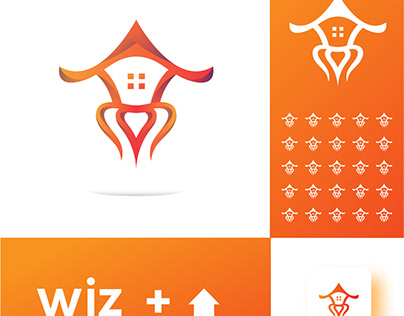 Wizhouse logo design