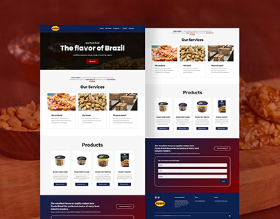 Juno Foods Brasil - Web design