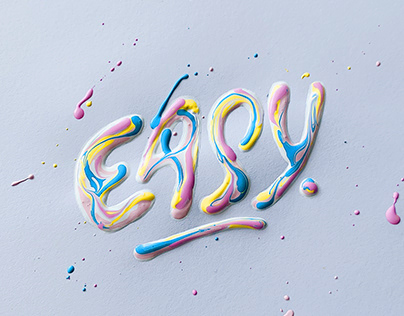 Easy - Wet Acrylic Lettering