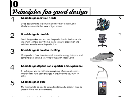 10 Principles For Good Design