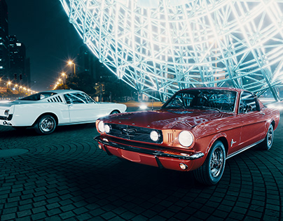 Project thumbnail - 1965 Ford Mustang Fastback CGI