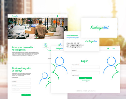 Packagetaxi Brand Identity & Website Design