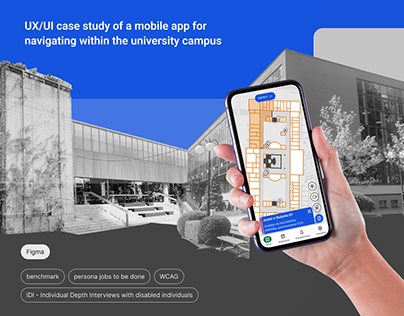 UX/UI case study of a mobile app for navigating