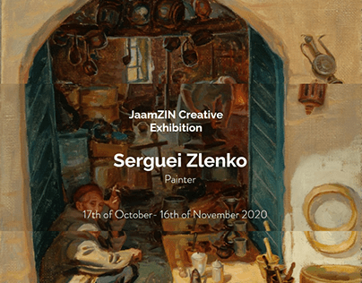 Online exhibition of painter Serguei Zlenko
