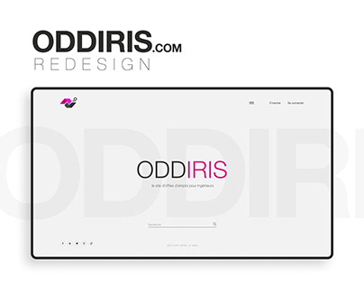 Oddiris.com - Redesign