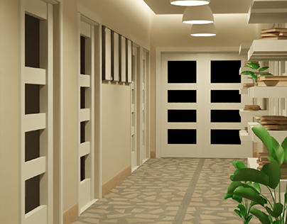 Hallway in 3D