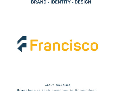 Letter F+Tech, Logo design, Brand design, Tech design.