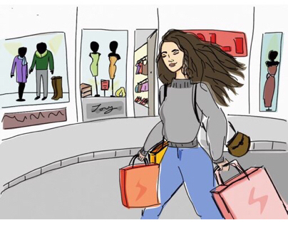 Daily Illustrations of a Lonely girl living abroad