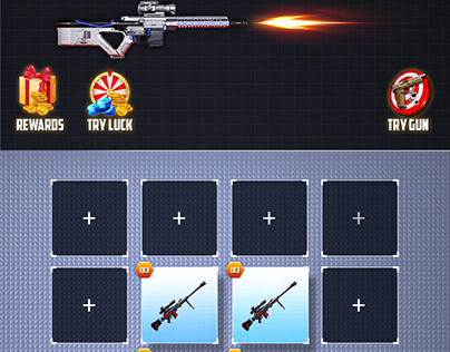 Gun Merge Game UI