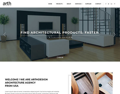 Homepage Layout - Arth Design Build