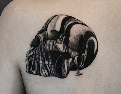 Skull @mrgdrg.tattoo