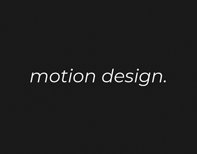 motion design.