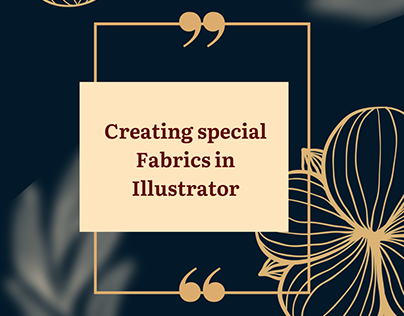 Creating Fabrics in Illustrator