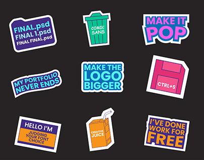 Stickers for Designers