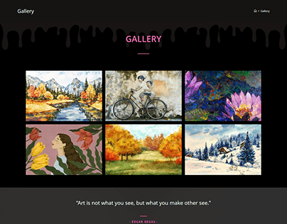 Paint Business Website - Gallery