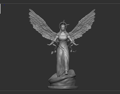 Goddess sculpt for a project Temple of Ascension