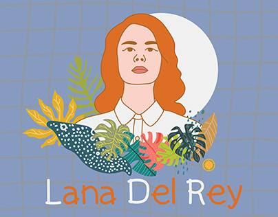 illustration project : Lana Del rey