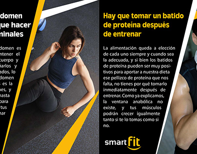 Smart Fit - Publicidad de instagram (carrusel)