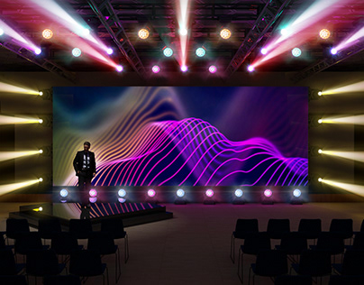 Colorful Stage - 3D Event Visualisation