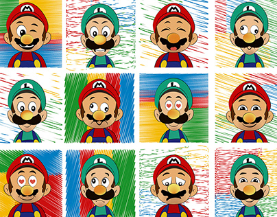 Mario & Luigi - Ilustración