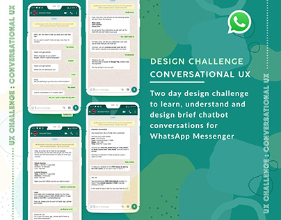 Conversational UX Design Challenge | WhatsApp