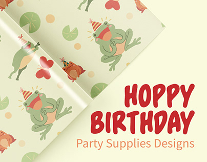 Hoppy Birthday - Party Supplies Designs