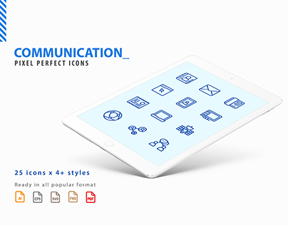 Communication Icon Set