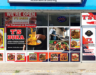 Window Graphics and Store Front Graphics Design