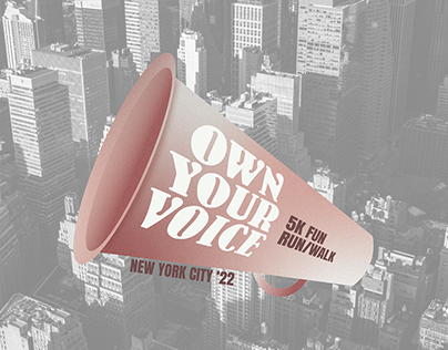 Own Your Voice 5k Run Visual