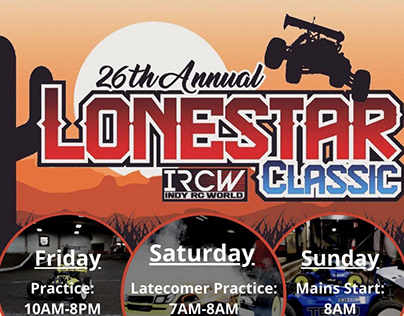 Indy RC World Lonestar Classic ‘21 Graphics