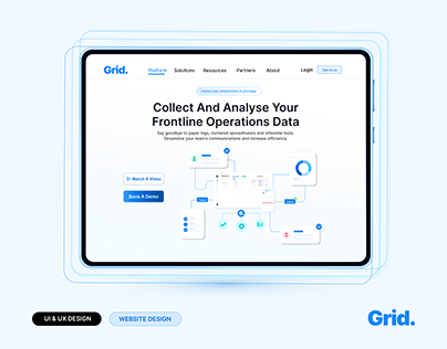Grid Website/ UI/UX Design