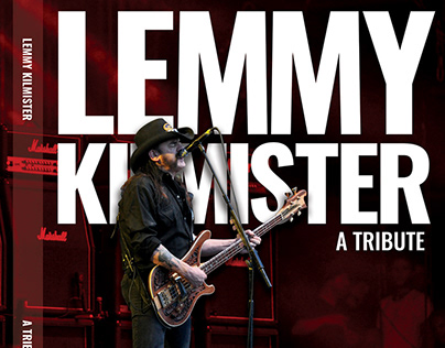 Tribute booklet concept for Lemmy Kilmister