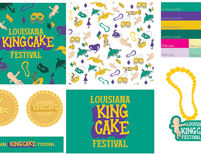 Louisiana King Cake Festival 2025 Campaign