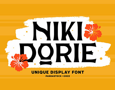 Niki Dorie Unique Display Font